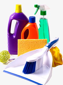 清潔用品集合高清圖片素材免費下載 為裝飾工程增添潔凈之美